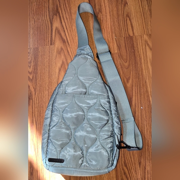 Danskin Quilted Cotton Sling Bag - Picture 2 of 6